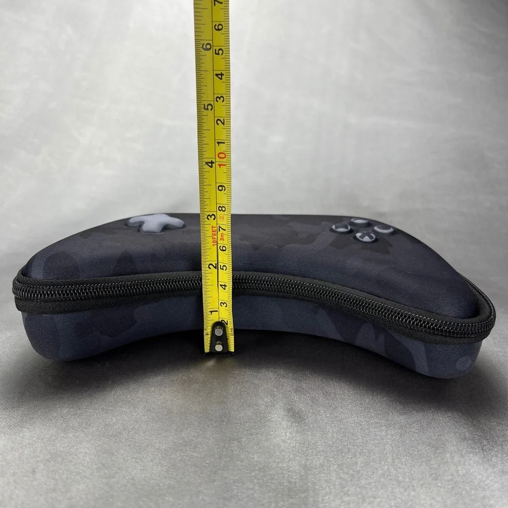It's Academic Black Camo Video Game Controller Shaped Pencil Case Storage Pouch